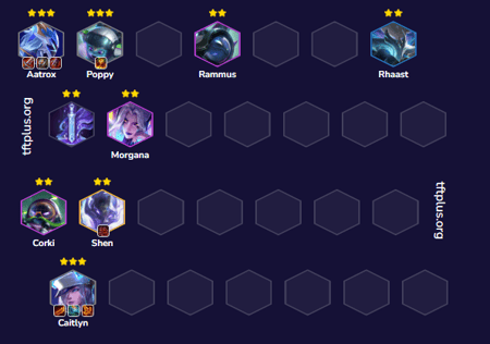 Đội hình Aatrox Liên Hoàn Tinh Tú Reroll TFT mùa 17