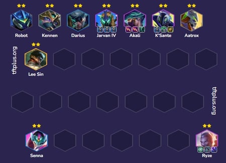Đội hình Akali Đao Phủ Hội Tối Thượng TFT mùa 15