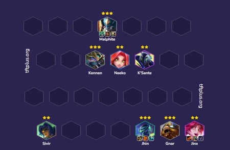 Đội hình Jhin Bắn Tỉa Hộ Vệ Reroll TFT mùa 15