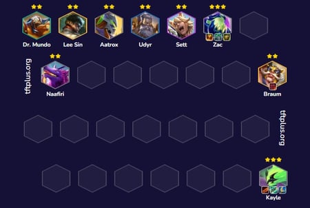 Đội hình Kayle Reroll TFT mùa 15