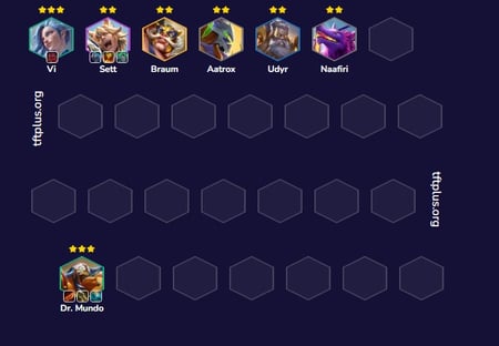 Đội hình Mundo Cho chúng nếm mùi Ghế! Reroll TFT mùa 15