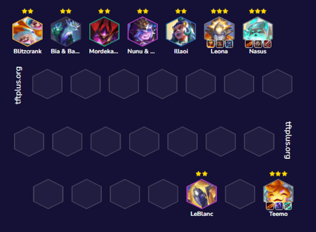 Đội hình Nasus Boong! Reroll TFT mùa 17