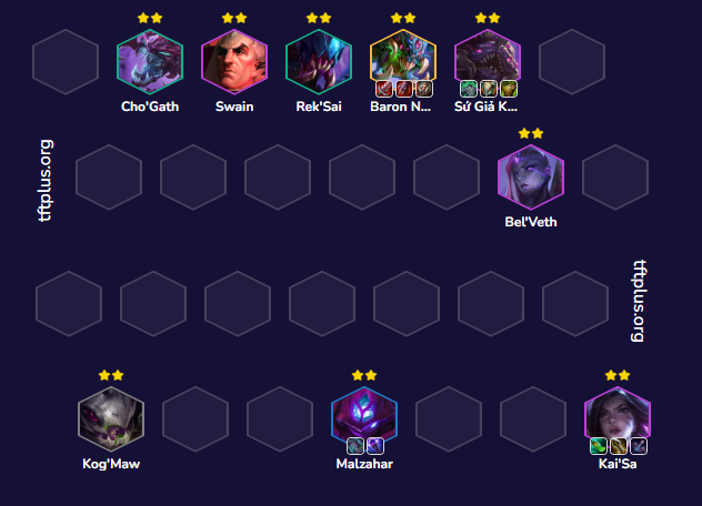 Đội hình Kai'Sa Baron Nashor 9 Hư Không