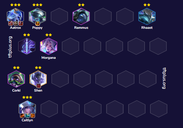 Đội hình Aatrox Liên Hoàn Tinh Tú 
