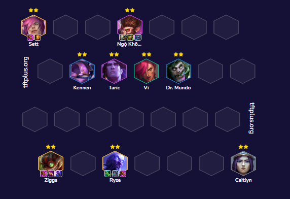 Đội hình Ryze Ziggs Zaun Flex