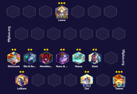 Đội hình Teemo Tiên Phong Thần Phán