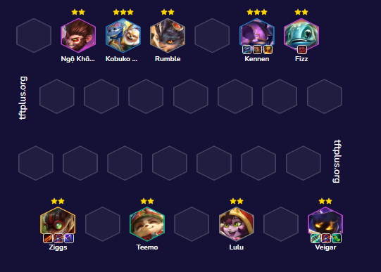 Đội hình Veigar Yordle Fast 9