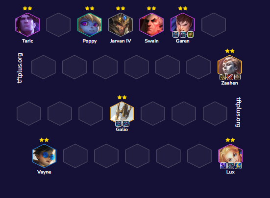 Đội hình Zaahen Thử Thách Dưới Ánh Chạng Vạng Demacia