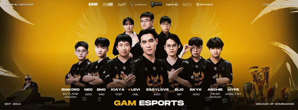 Danh sách đội hình GAM Esports LCP 2025