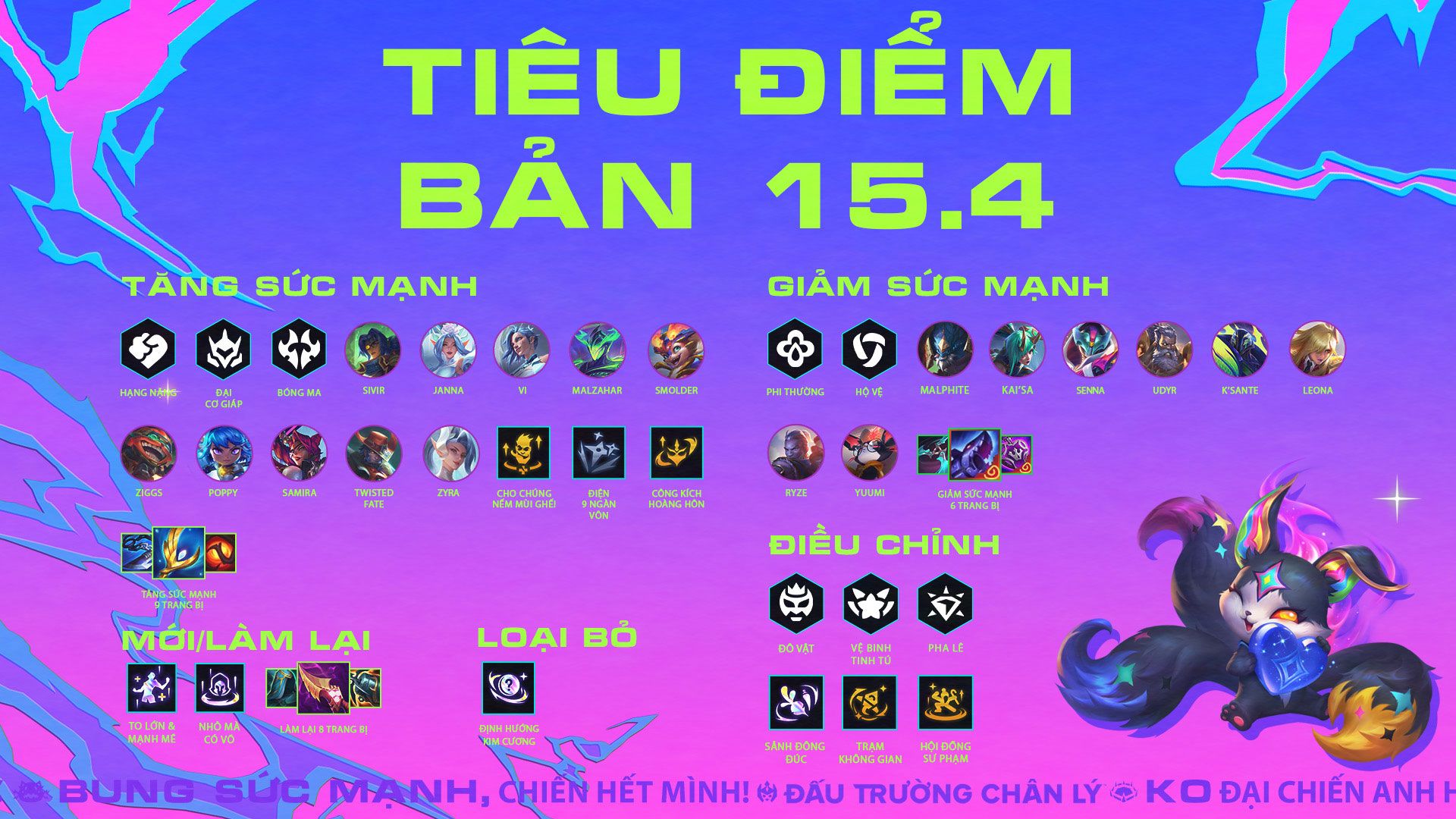 Bản cập nhật DTCL 15.4 ngày 10/09 mới nhất