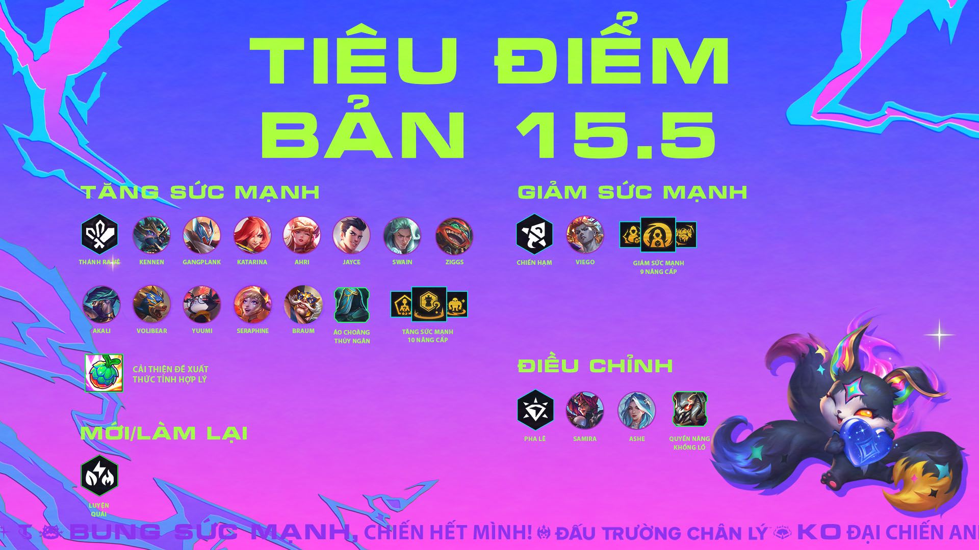 Bản cập nhật DTCL 15.5 ngày 24/09 mới nhất