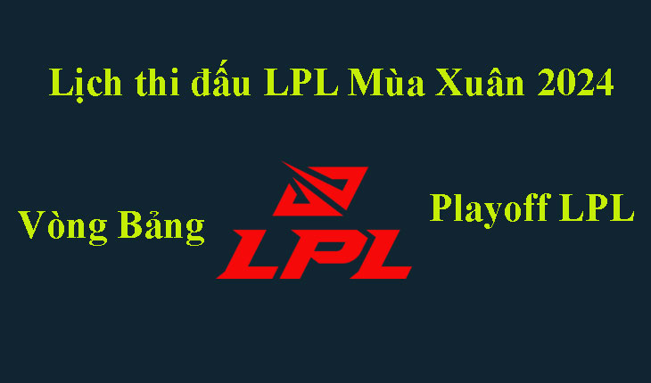 Lịch thi đấu LPL mùa xuân 2024