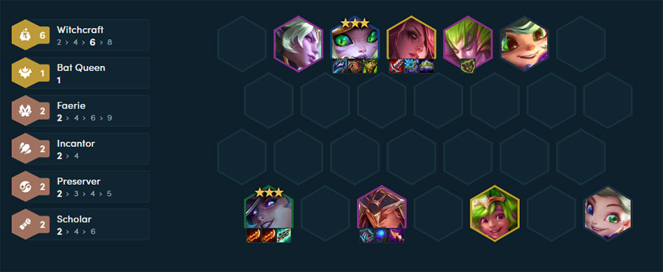 Team comp Cassiopeia Witchcraft