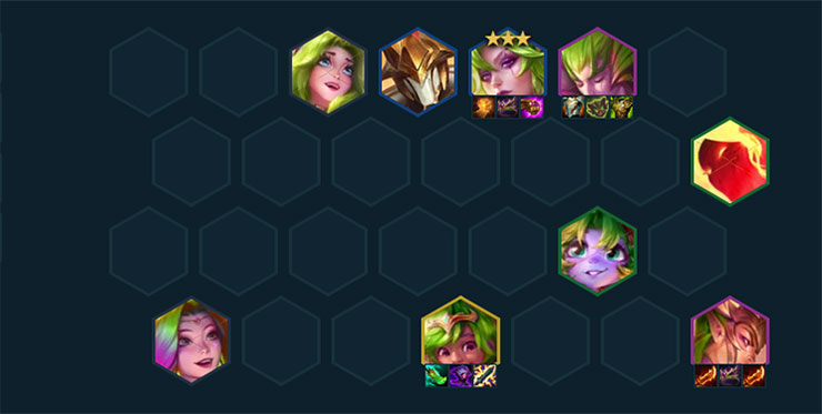 Milio Faerie + Katarina team comp