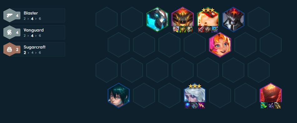 Hwei Blaster + Rumble team comp